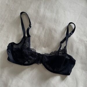 La Perla Black Lace Bra 34D